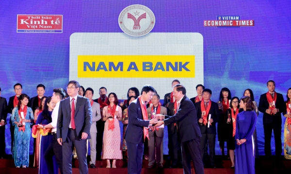 Năm thứ 4 liên tiếp Nam A Bank giữ vững “thương hiệu mạnh”