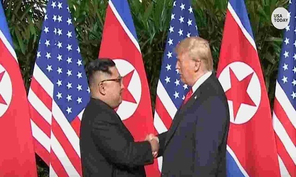 Cái bắt tay 12 giây Trump – Kim mở ra chương mới trong quan hệ quốc tế