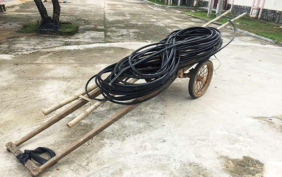 Quảng Nam: Bắt 2 đối tượng trộm 500m dây cáp viễn thông