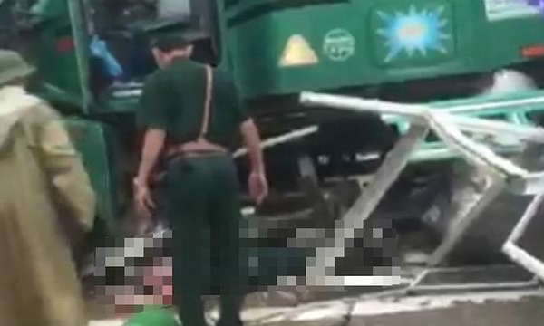 Quảng Bình: Trung tá biên phòng tử nạn do xe container trôi tự do