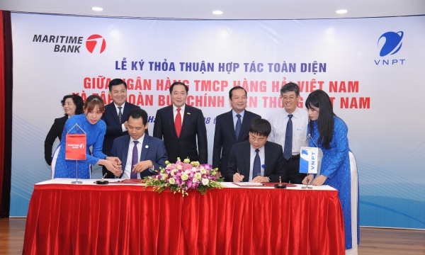 VNPT ký kết thỏa thuận hợp tác toàn diện với Maritime Bank