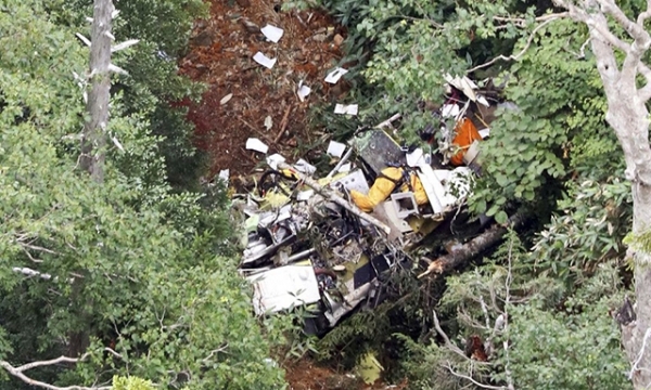 Nhật Bản: 9 người chết trong vụ rơi trực thăng cứu hộ