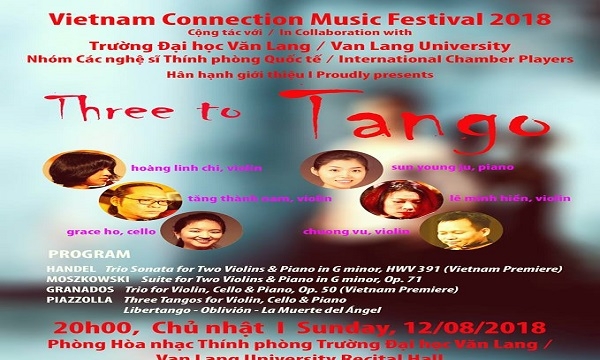 “Three to Tango” - Liên hoan Âm nhạc Vietnam quy tụ nhiều nghệ sĩ nổi tiếng