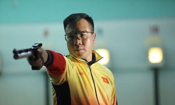 ASIAD 2018: Hoàng Xuân Vinh “trượt” chung kết 10 mét súng ngắn hơi nam