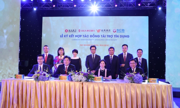 SCB và 3 ngân hàng Hồng Kông ký kết hợp tác đồng tài trợ tín dụng