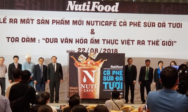 NutiFood ra mắt sản phẩm cà phê sữa đá tươi