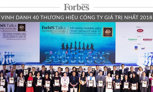 Nhiều thương hiệu lớn Việt Nam được Forbes vinh danh
