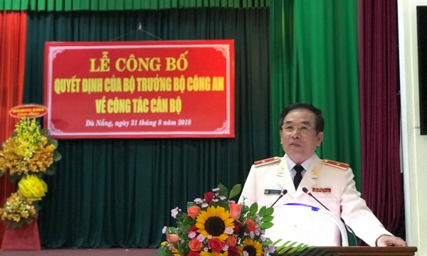 Bộ Công an bổ nhiệm Giám đốc Công an TP Đà Nẵng