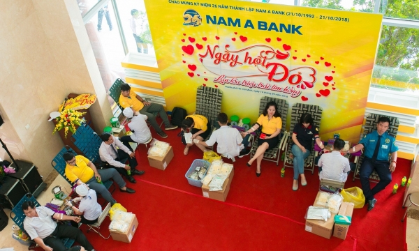 Ngày hội hiến máu 2018: Nam A Bank Kết nối triệu trái tim hồng