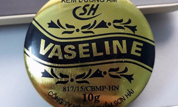 Thu hồi mỹ phẩm Kem dưỡng ẩm Vaseline SH do công ty TNHH hóa mỹ phẩm Sơn Hải sản xuất