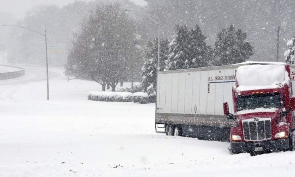Bão tuyết khiến 3 người chết tại miền Đông Nam nước Mỹ