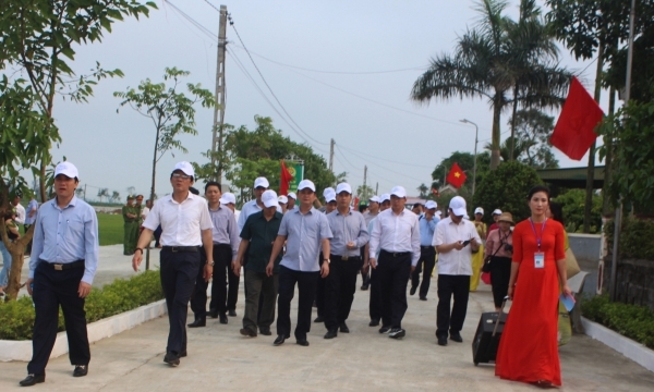 Huyện đầu tiên của tỉnh Hà Tĩnh đạt chuẩn Nông thôn mới