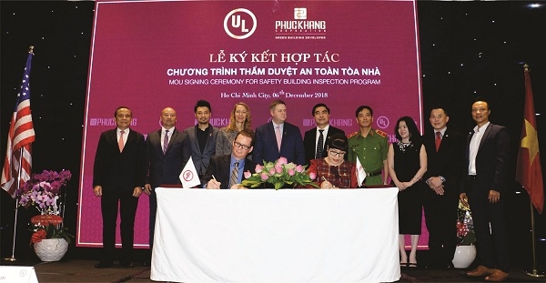 UL và Phúc Khang chính thức ký kết hợp tác chương trình thẩm duyệt an toàn tòa nhà