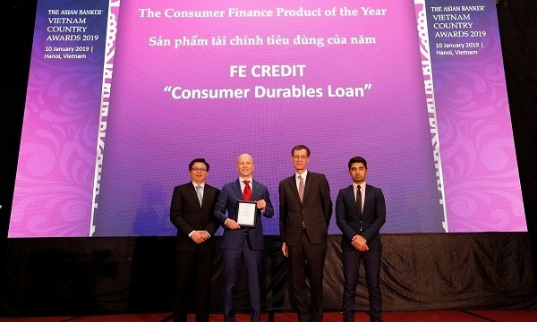 The Asian Banker vinh danh FE Credit ở hạng mục “Sản phẩm tài chính tiêu dùng xuất sắc nhất”