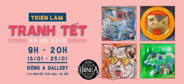 Đặc sắc triển lãm tranh Tết Kỷ Hợi 2019 tại Thủ đô Hà Nội