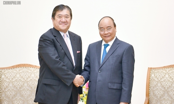 Thủ tướng Nguyễn Xuân Phúc tiếp lãnh đạo doanh nghiệp Nhật Bản 