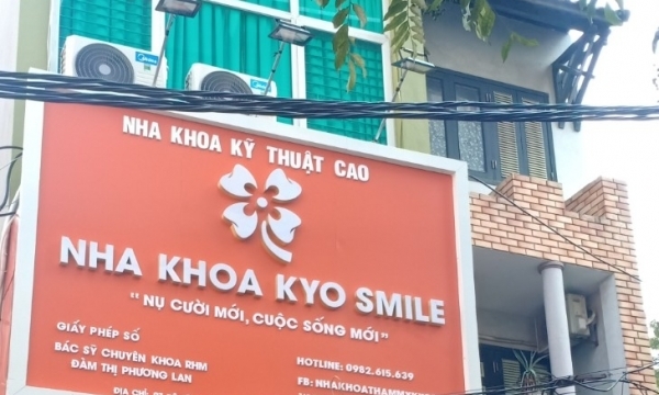  Hà Nội: Phòng Y tế quận Thanh Xuân yêu cầu nha khoa Kyo Smile ngừng hoạt động