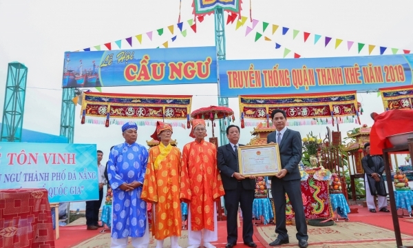 Lễ hội Cầu ngư Đà Nẵng được công nhận di sản văn hóa phi vật thể cấp quốc gia
