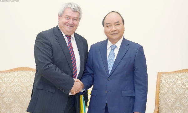 Thủ tướng Nguyễn Xuân Phúc tiếp Chủ tịch Hạ viện Czech