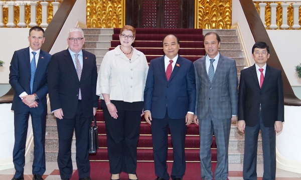 Thủ tướng Nguyễn Xuân Phúc tiếp Bộ trưởng Ngoại giao Australia