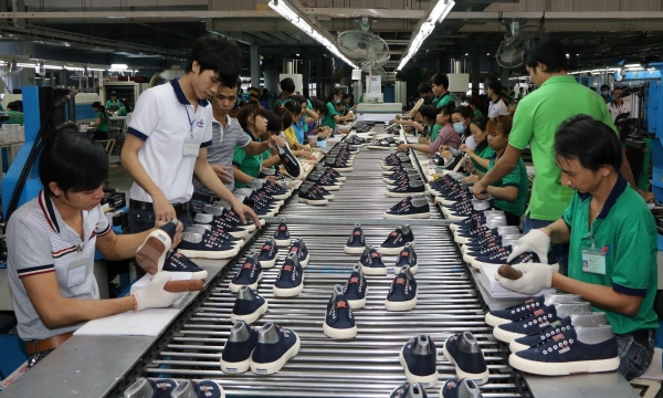 Xuất khẩu giày dép tăng trưởng khá 