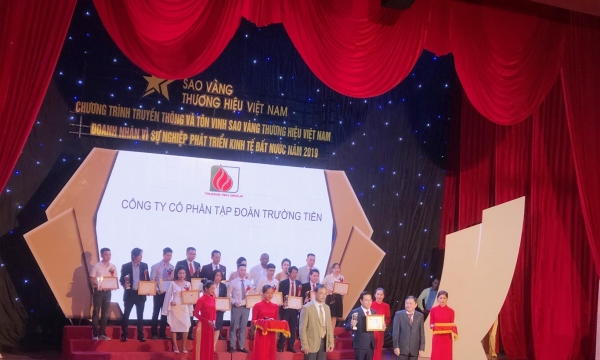 Tập đoàn Trường Tiền giành giải “Top 10 Sao vàng Thương hiệu Việt Nam”