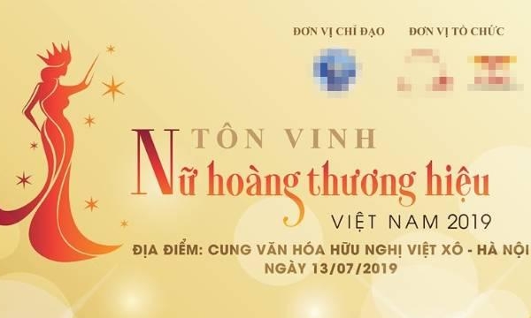 Chương trình Tôn vinh Nữ hoàng thương hiệu Việt Nam bị dừng tổ chức 