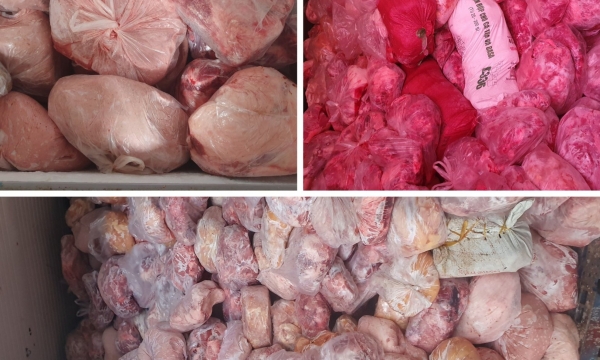 Đồng Nai: Phát hiện 40 tấn thịt bốc mùi ở cơ sở sản xuất giò chả