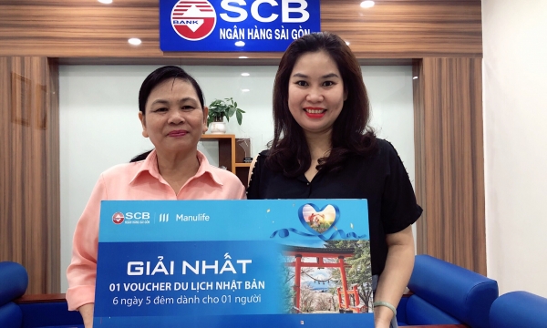 SCB trao tặng những chuyến du lịch giá trị cho khách hàng 