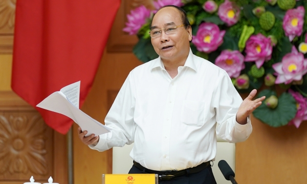 Thủ tướng Nguyễn Xuân Phúc chủ trì cuộc họp Tiểu ban Kinh tế - Xã hội của Đại hội  XIII của Đảng 