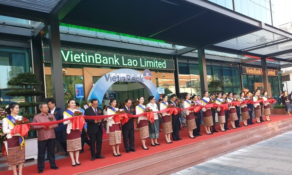 Khai trương Tòa nhà Trụ sở chính VietinBank Lào