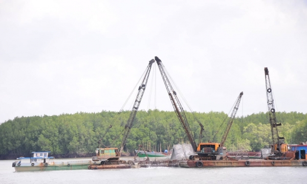 TP.HCM đồng ý kiến nghị xã hội hóa 2 dự án nạo vét luồng sông tại Cần Giờ