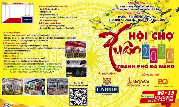 Đà Nẵng: Hội chợ Xuân đón Tết Canh Tý sẽ diễn ra từ 9 - 15/1/2020