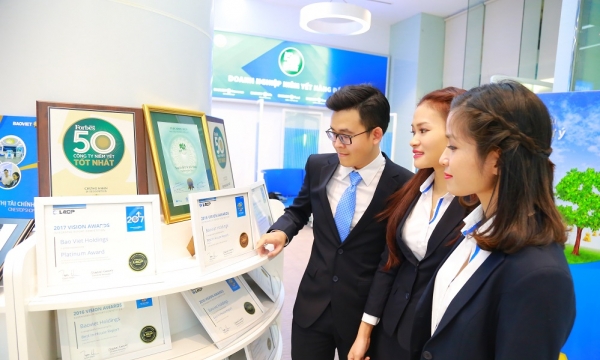 Tổng doanh thu của Bảo Việt dẫn đầu thị trường bảo hiểm nhân thọ và phi nhân thọ