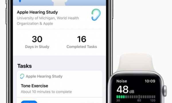 Người dùng được tham gia nghiên cứu sức khỏe trên thiết bị của Apple