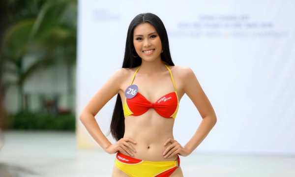 45 người đẹp Hoa hậu Hoàn vũ khoe hình thể trong phần thi 'Người đẹp biển'