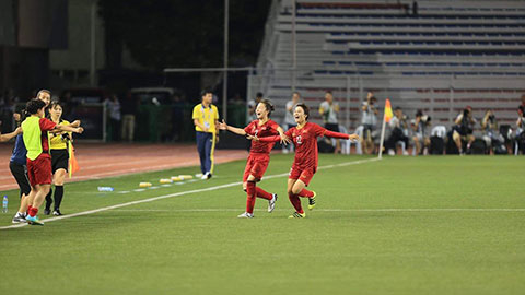 ĐT bóng đá nữ Việt Nam giành HCV Sea Games 30 sau khi thắng Thái Lan 1-0 đầy kịch tính