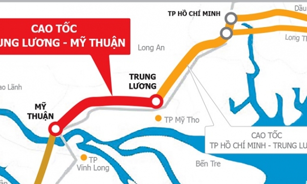 4 ngân hàng rót vốn cho Cao tốc Trung Lương - Mỹ Thuận 