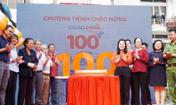 TP.HCM chào đón cửa hàng bách hóa hiện đại thuần Việt Co.op Smile thứ 100