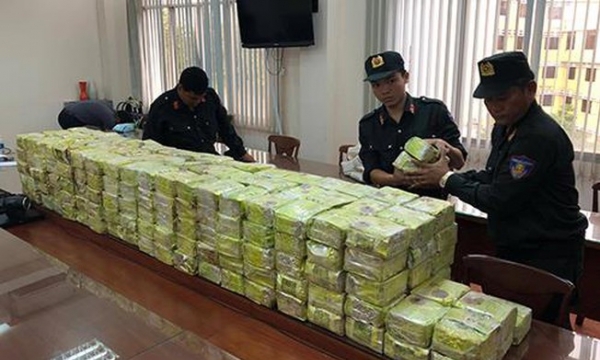 Gần 9 tấn ma túy đã được bắt giữ trong năm 2019