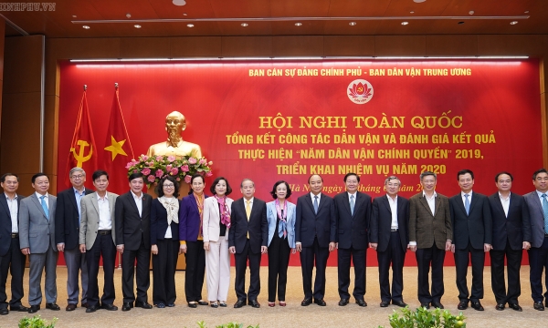 Thủ tướng Nguyễn Xuân Phúc  dự Hội nghị toàn quốc về công tác dân vận 