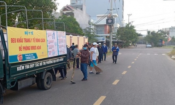 Người dân Đà Nẵng tổng vệ sinh môi trường phòng, chống dịch nCoV