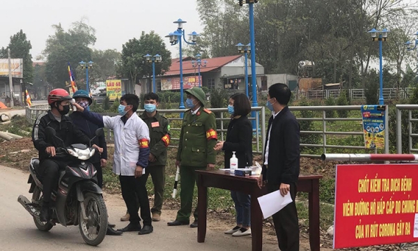 Vĩnh Phúc: Tăng cường 161 cán bộ y tế về huyện Bình Xuyên phòng, chống dịch Covid-19