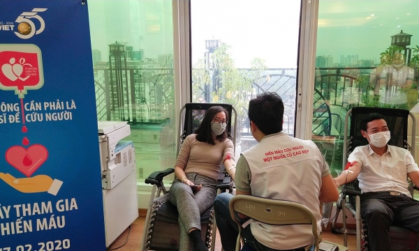 Hàng trăm cán bộ Bảo Việt hiến máu tình nguyện thường niên
