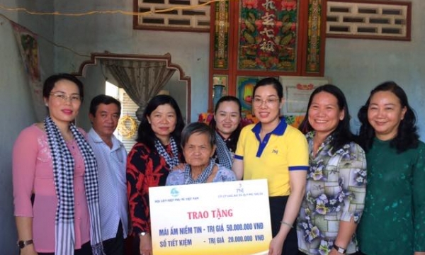 PNJ tặng mái ấm niềm tin và sổ tiết kiệm cho “ân nhân” của nữ tướng Nguyễn Thị Định