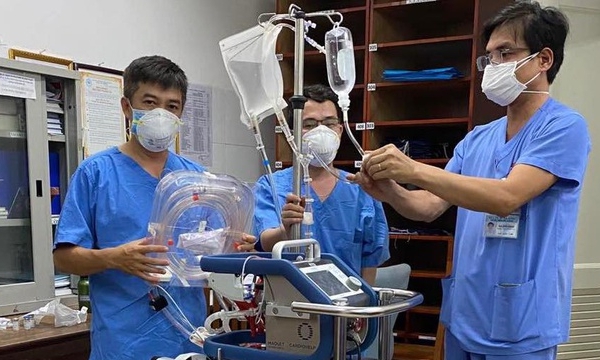 Bệnh nhân 416 mắc Covid-19 tại Đà Nẵng phải can thiệp ECMO