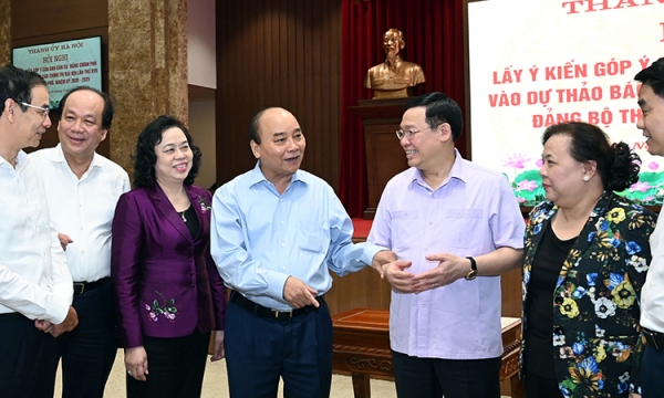 Thủ tướng chủ trì Hội nghị Ban cán sự đảng Chính phủ góp ý dự thảo báo cáo chính trị Đại hội Đảng bộ Hà Nội
