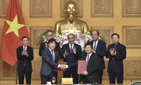 Thủ tướng Nguyễn Xuân Phúc làm việc, tọa đàm với các doanh nghiệp Nhật Bản 