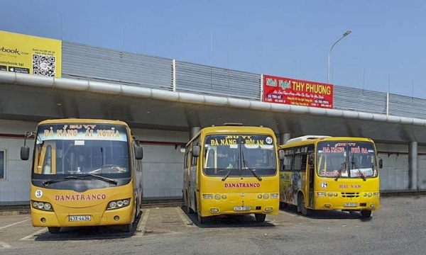 Xe buýt Quảng Nam không đi vào nội thành Đà Nẵng từ ngày 1/10