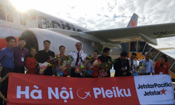 Jetstar Pacific mở đường bay Hà Nội - Pleiku 